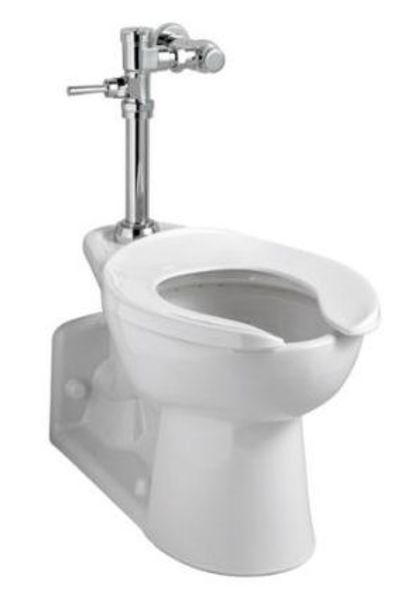 1.28 gpf, Toilet Manual Flush Valve, 1 in IPS Inlet