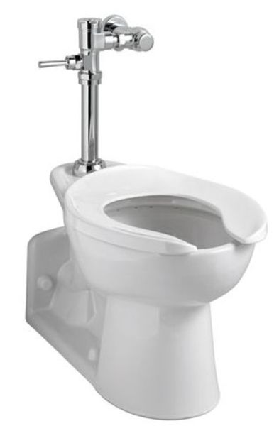 1.6 gpf, Toilet Manual Flush Valve, 1 in IPS Inlet
