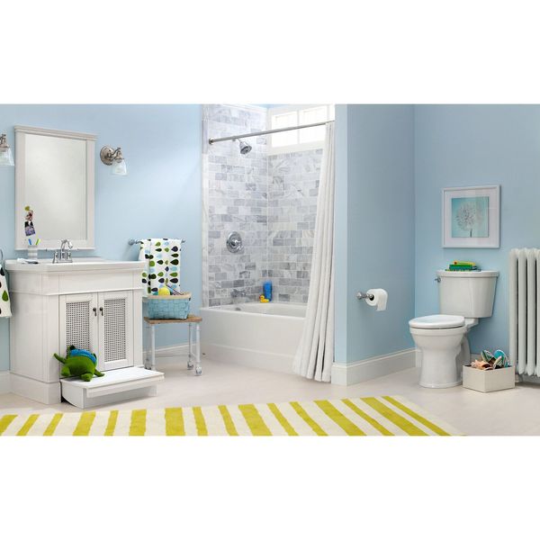 Toilet Tank, 1.28 gpf, Gravity Fed, Floor Mount, White