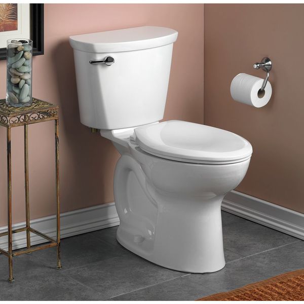 Toilet Bowl, 1.6 gpf, Gravity Fed, Floor Mount, Round, White