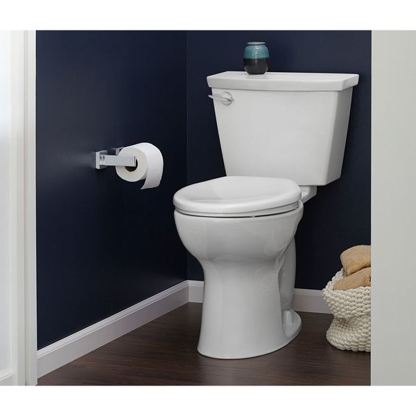 Toilet Bowl, 1.6 gpf, Gravity Fed, Floor Mount, Round, White