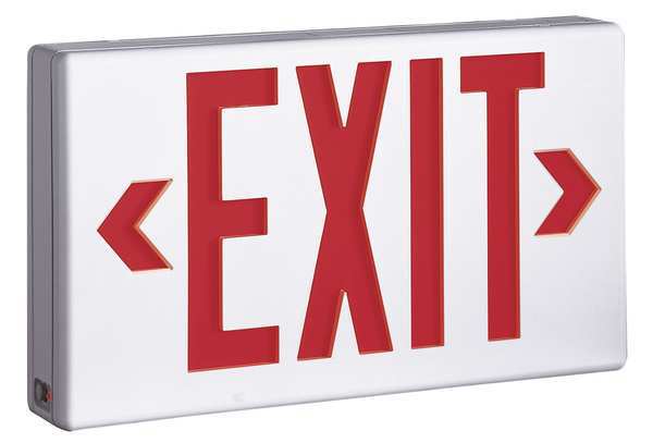 Exit Sign, 1.0W, Red/Green, 1 or 2