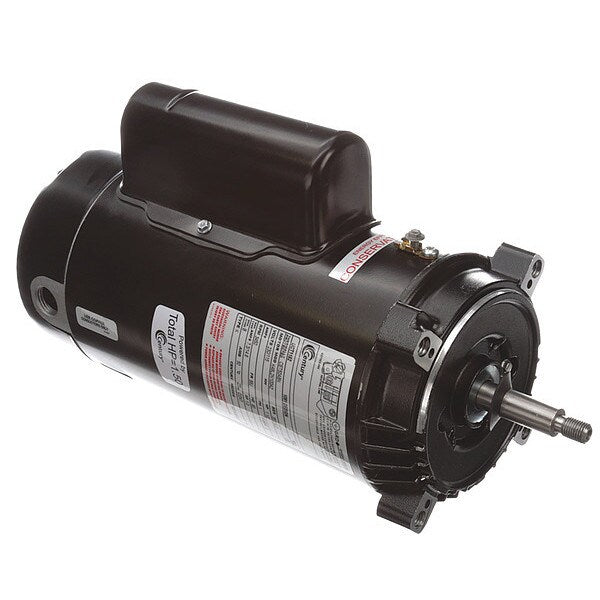 Pool Pump Motor, Capacitor-Start/Run, 1 1/2 HP, 56J Frame, 3,450 Nameplate RPM