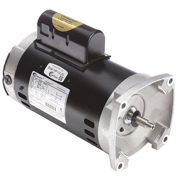 Pool and Spa Pump Motor, Permanent Split Capacitor, 2 HP, 56Y Frame, 3,450 Nameplate RPM