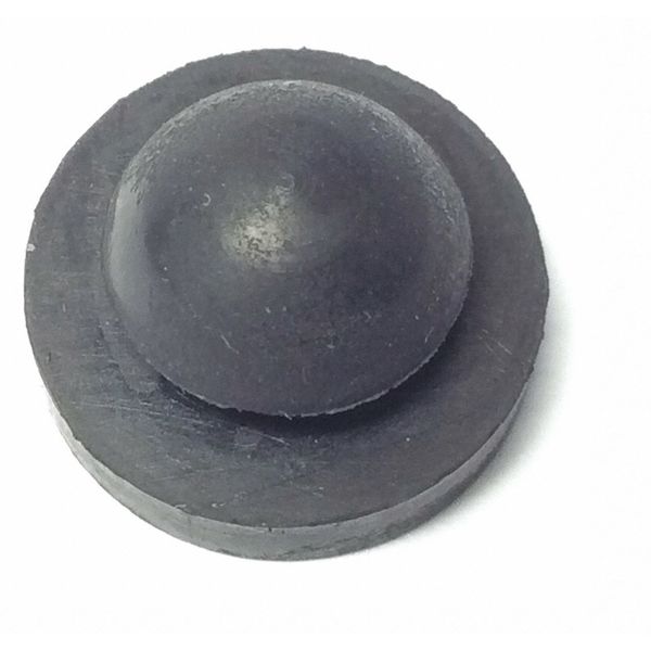 Bumper, Rubber, Black, 23/64