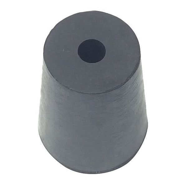 Stopper, 25mm, Rubber, Black, PK30