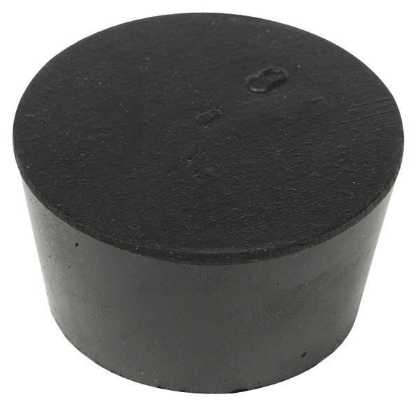 Stopper, 25mm, Rubber, Black, PK20