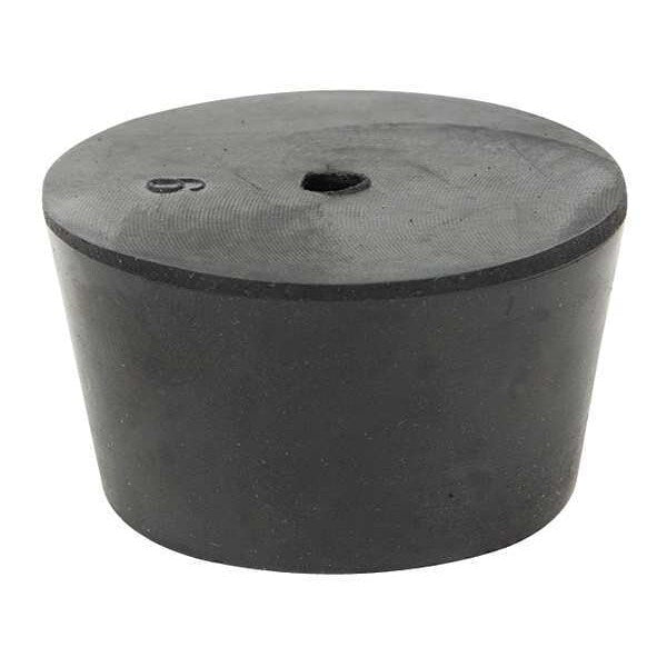Stopper, 25mm, Rubber, Black, PK15