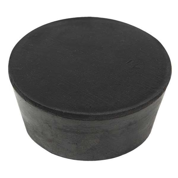 Stopper, 25mm, Rubber, Black, PK3