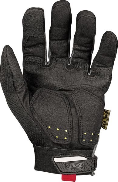 M-Pact Impact Resistant Work Gloves, Vibration Absorption, TPR, Black/Gray, XL, 1 Pair