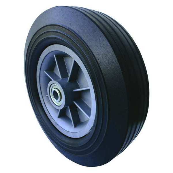 Solid Rubber Wheel, 10 in. Dia., 550 lb.