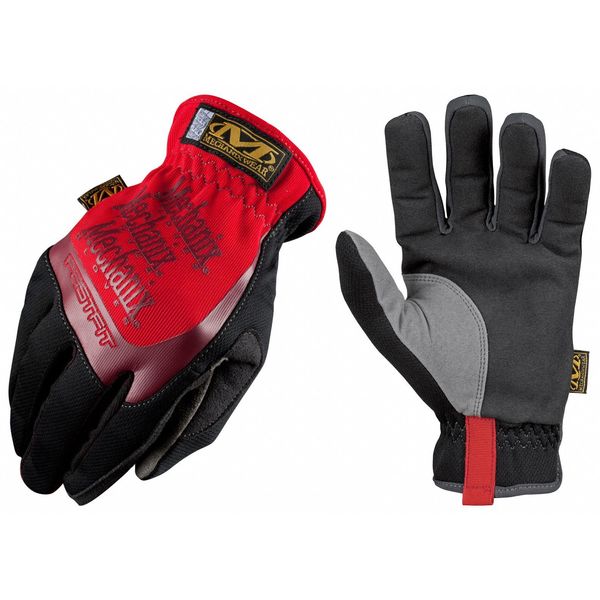Mechanics Gloves, 2XL, Red, Anatomically Designed Two-Piece Palm, Form Fitting Trek Dry(R)