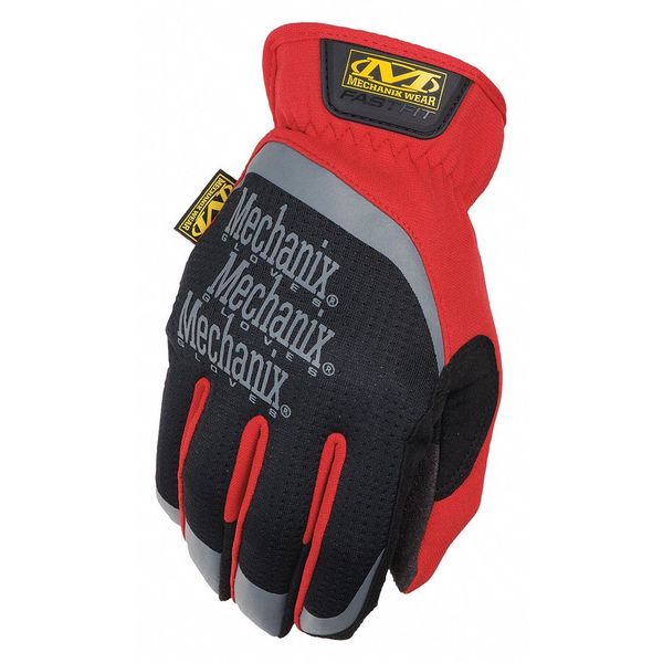 Mechanics Gloves, 2XL, Red, Anatomically Designed Two-Piece Palm, Form Fitting Trek Dry(R)