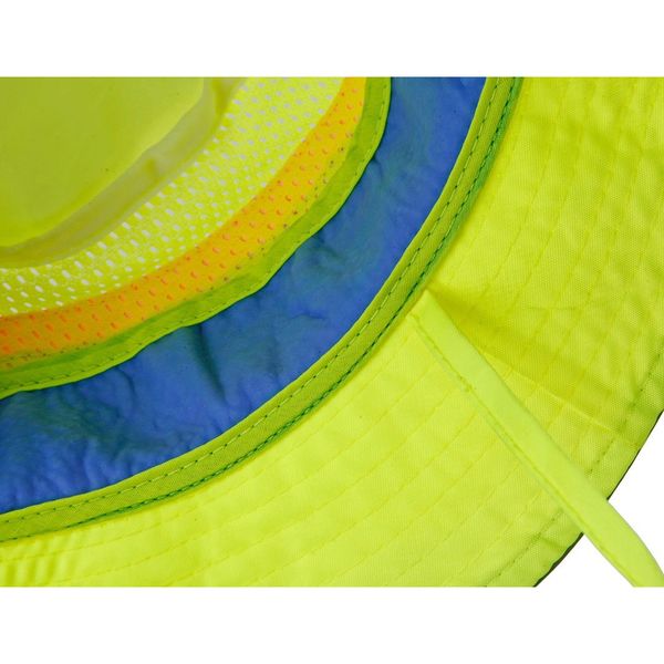 Cooling Hat, Lime, S/M, PVA And Polyester