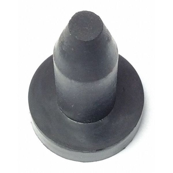 Bumper, Rubber, Black, 1-1/8