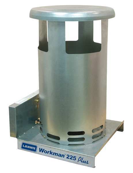 Convection Portable Gas Heater, Liquid Propane, 1,000 cfm, 15 in Wx