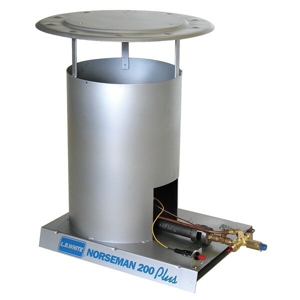 Convection Portable Gas Heater, Liquid Propane, 200,000 BtuH, 850 cfm