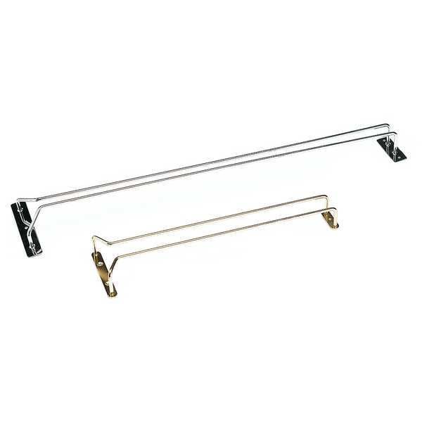 Hanging Glass Rack, Gold, 10 In