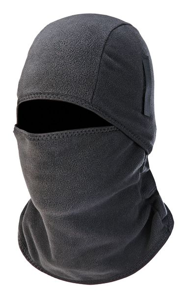 Balaclava Face Mask, 2-in-1 Detachable-Piece, Fleece, Moisture-Wicking, Black, Universal Size