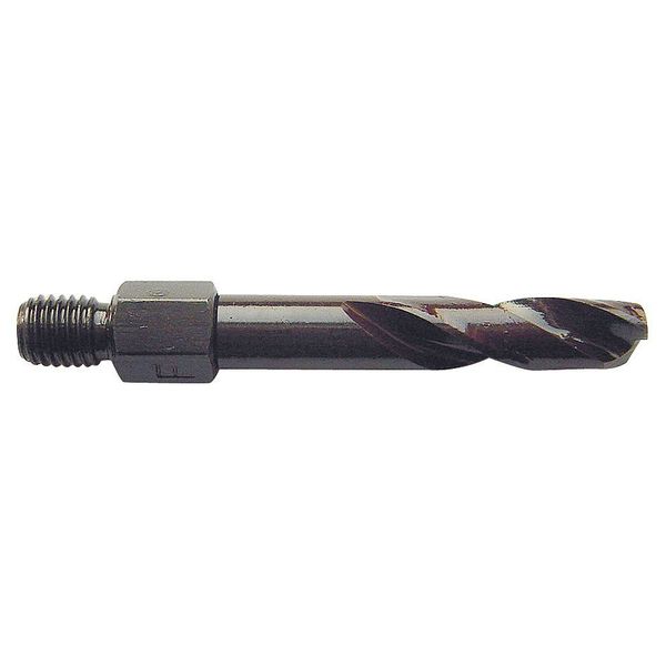 Thrd Shank Drill Bit, 5/32, 1-1/4 L, M2