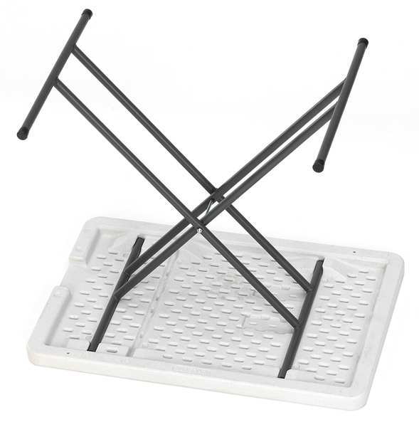 Rectangle IndestrucTableÃÂ® Classic Folding Table, Platinum Granite - 30
