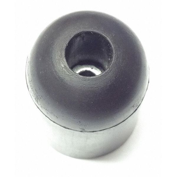 Bumper, Rubber, Black, 1-1/2