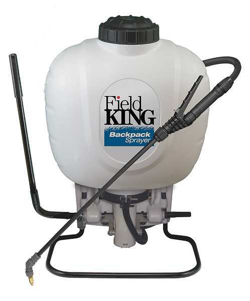 4 gal. Backpack Sprayer, Polyethylene Tank, Fan, Foaming Spray Pattern, 50