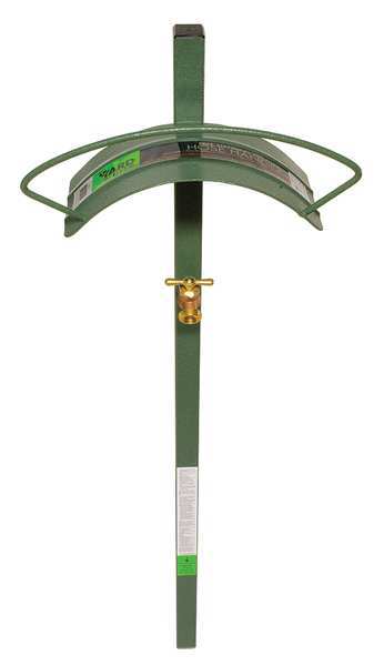 Hose Hanger, Steel, Green, 5.5 In D, 11 In W