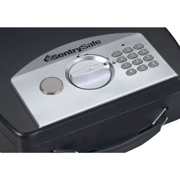 Compact Safe, 0.08 cu ft, 3 lb, Digital Keypad Lock