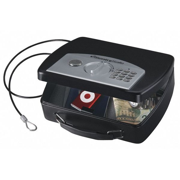 Compact Safe, 0.08 cu ft, 3 lb, Digital Keypad Lock