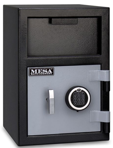Depository Safe, with Electronic 86 lb, 0.8 cu ft, Steel