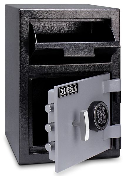 Depository Safe, with Electronic 86 lb, 0.8 cu ft, Steel
