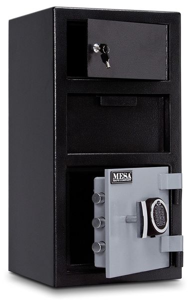 Depository Safe, with Electronic 104 lb, 1.5 cu ft, Steel
