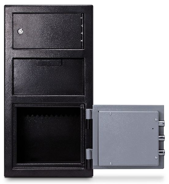 Depository Safe, with Electronic 104 lb, 1.5 cu ft, Steel