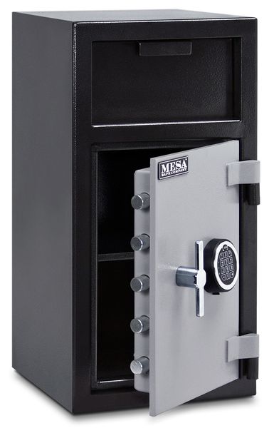 Depository Safe, with Electronic 114 lb, 1.4 cu ft, Steel