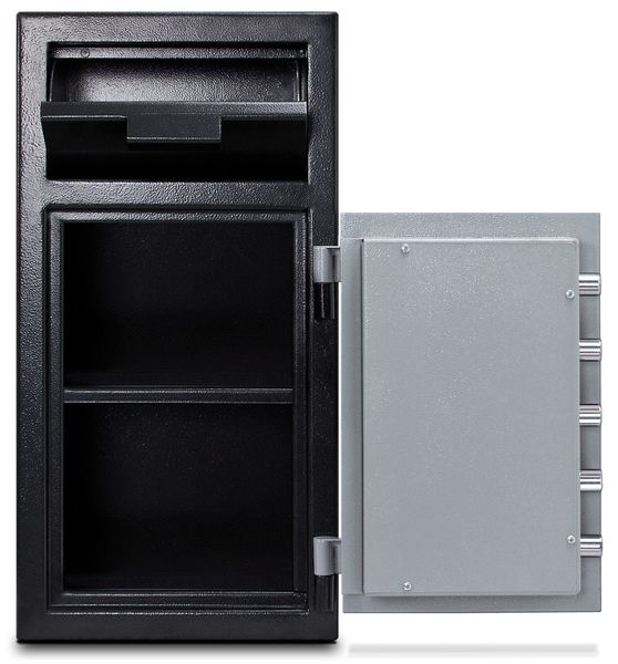 Depository Safe, with Electronic 114 lb, 1.4 cu ft, Steel