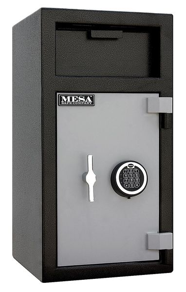 Depository Safe, with Electronic 114 lb, 1.4 cu ft, Steel