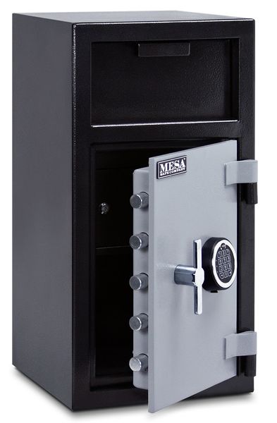 Depository Safe, with Electronic 122 lb, 1.3 cu ft, Steel