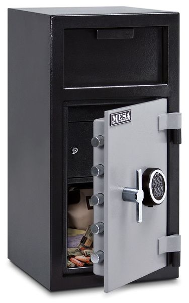 Depository Safe, with Electronic 122 lb, 1.3 cu ft, Steel