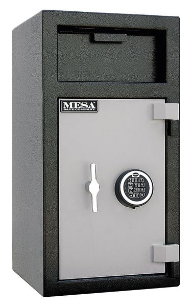 Depository Safe, with Electronic 122 lb, 1.3 cu ft, Steel