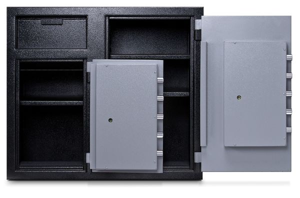 Depository Safe, with Combination Dial 247 lb, 6.7 cu ft, Steel