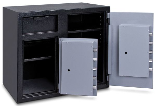 Depository Safe, with Combination Dial 247 lb, 6.7 cu ft, Steel