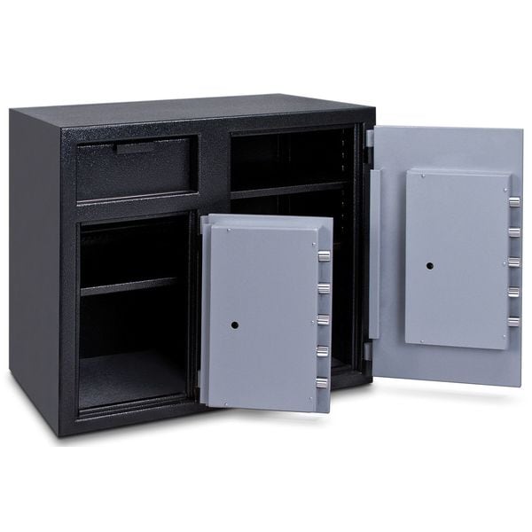 Depository Safe, with Electronic 256 lb, 6.7 cu ft, Steel