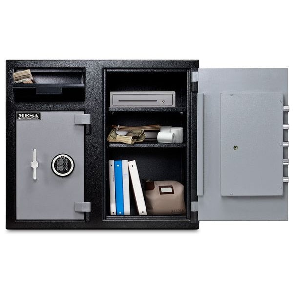 Depository Safe, with Electronic 256 lb, 6.7 cu ft, Steel