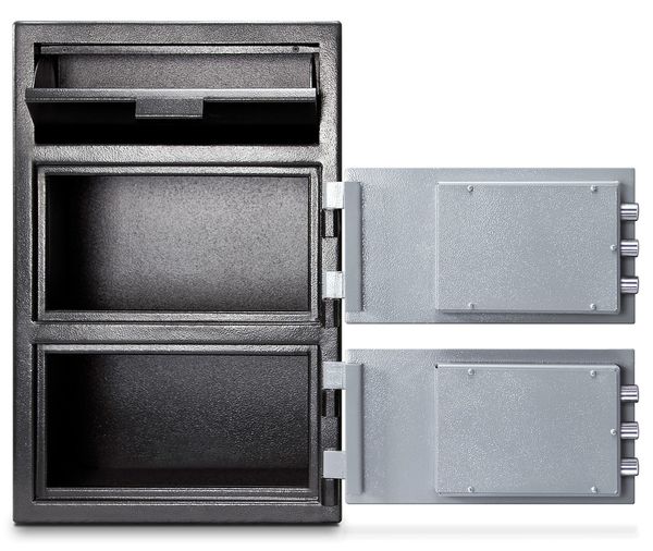 Depository Safe, with Electronic 191 lb, 3.6 cu ft, Steel