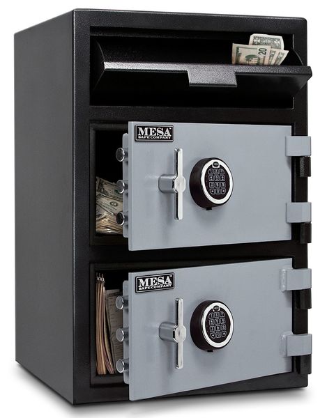 Depository Safe, with Electronic 191 lb, 3.6 cu ft, Steel