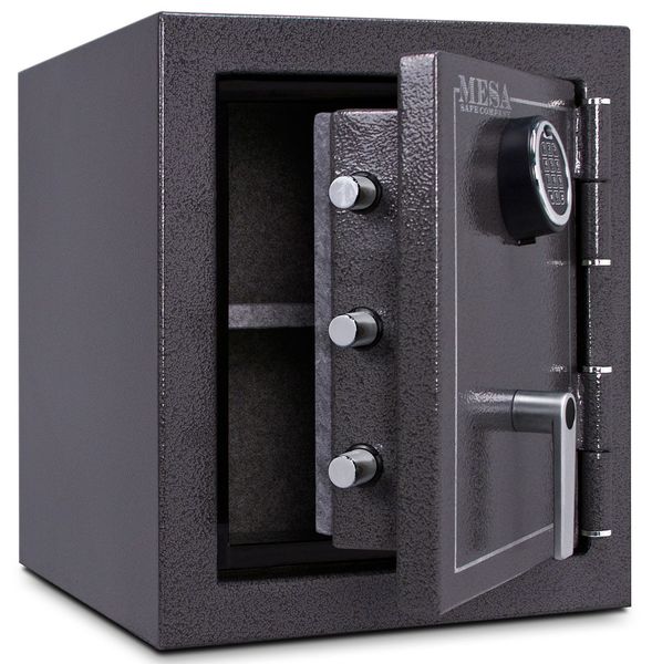 Fire Rated Security Safe, 1.7 cu ft, 139 lb, 2 hr. Fire Rating
