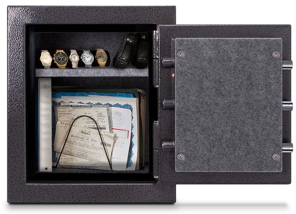 Fire Rated Security Safe, 1.7 cu ft, 139 lb, 2 hr. Fire Rating