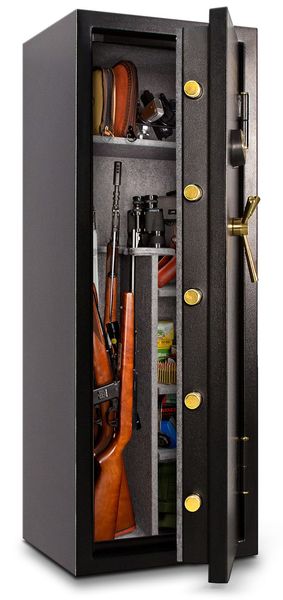 Rifle & Gun Safe, Electronic Lock, 551 lbs, 7.6 cu ft, 60 minute Fire Rating