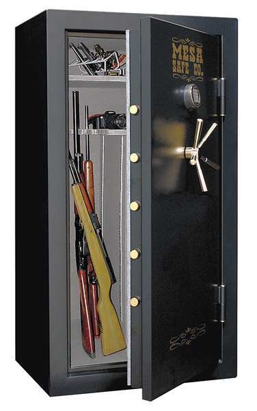 Rifle & Gun Safe, Electronic Lock, 665 lbs, 14 cu ft, 60 minute Fire Rating